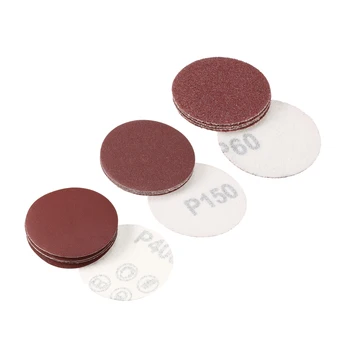 

uxcell 6-Holes Hook and Loop Sanding Discs Assortment 40-2000 Grits Flocking Sandpaper for Polishing Furniture Wood etc.5pcs