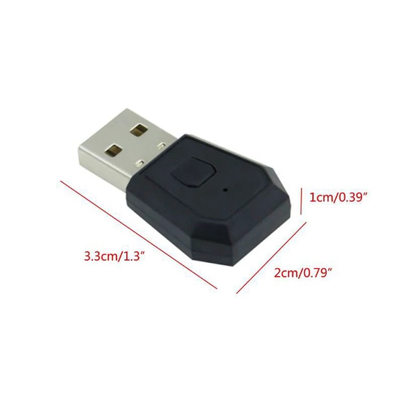 PS4 Bluetooth dongle PS5 USB BT 3.5mm adapter for Play Station Stable Performance Hooking of Bluetooth Earphone Speaker etc images - 6