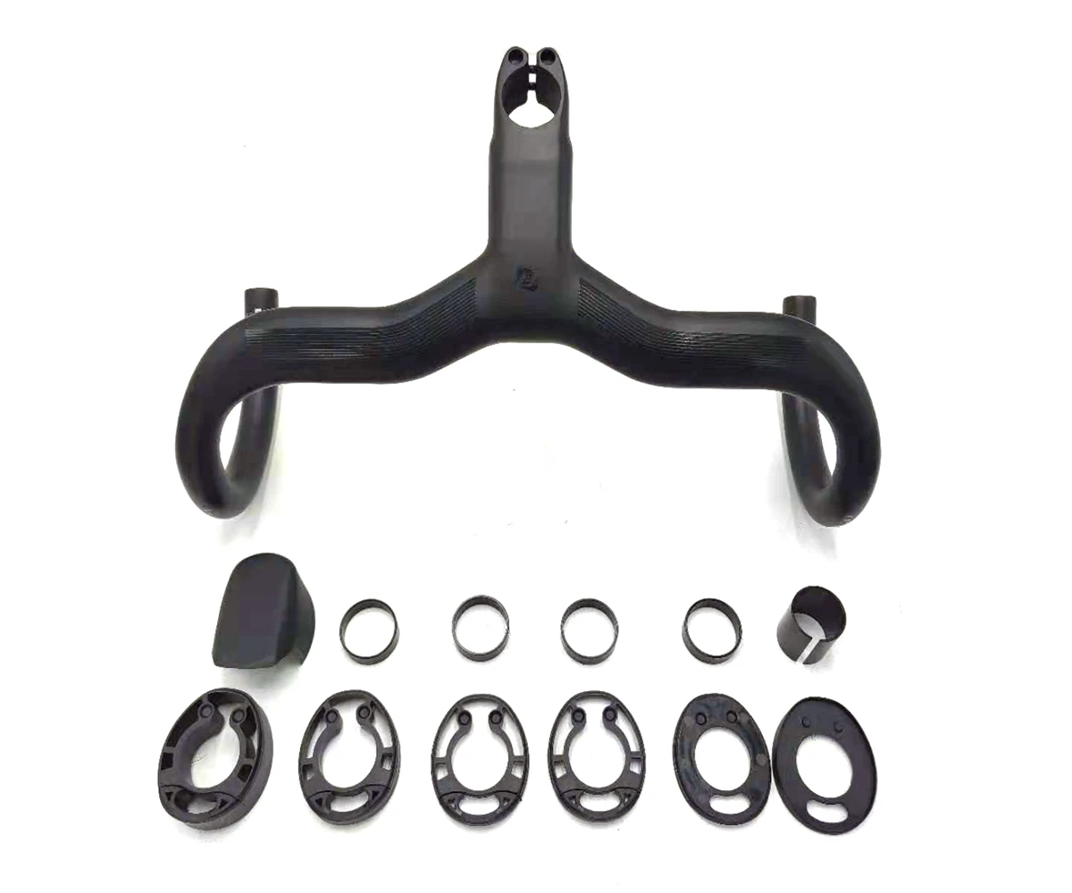 New Syncros Road Bike Parts Full Carbon Fiber Integrated Bending Handle Bicycle Handlebar