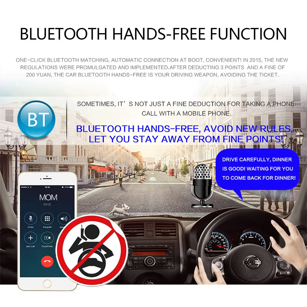 Автомобильный MP5 плеер Podofo 3 2 дюймовый TFT экран 1Din Bluetooth FM радио стерео пульт