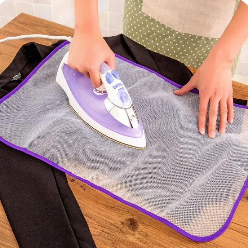 

Heat Resistant Cloth Mesh Ironing Board Mat Cloth Cover Protect Ironing Pad Household Reticulated Protective Insulation 40x60cm