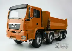 LESU 8*8 гидравлическая модель 1/14 Масштаб RC самосвал MAN модель с рисунком радио звук ESC