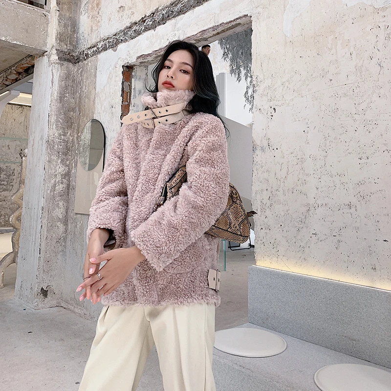 Echte Bontjas Schapen Scheren Winter Jas Vrouwen Koreaanse Motorfiets 100% Wol Jas Vrouwen Kleding 2020 Manteau Femme 213 YY1054 Echte Bontjas Schapen Scheren Winter Jas Vrouwen Koreaanse Motorfiets 100% Wol Jas Vrouwen Kleding 2020 Manteau Femme 213 YY1054
