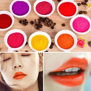 

26 Colors New high Gloss Mouth Red powder Non-stick Mug Lasting Beauty Lip Color Powder Girl Easy to Pear Velvet Lips Power