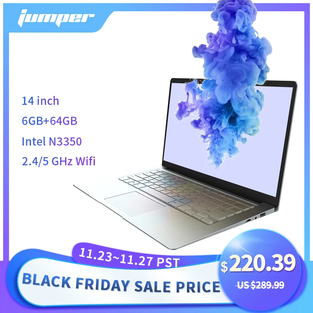 2020 Jumper EZbook S5 6GB 64GB  Intel N3350 Ultra