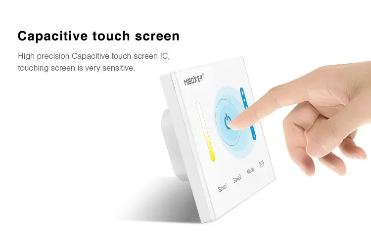 Mi светильник, умный светодиодный контроллер сенсорной панели для RGB RGBW RGB+ CCT/двойной белый/одноцветный светодиодный светильник ing