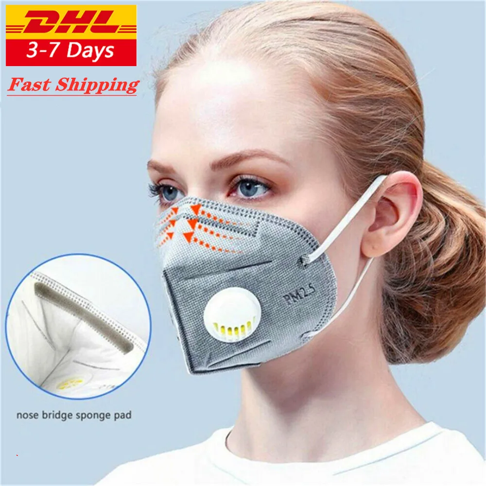 

Ffp2 Anti Dust Mask Respirator Air Filter Gas Mask Safety Protective Face Mouth Mask Features face mask FFp2 FFP3 with valve