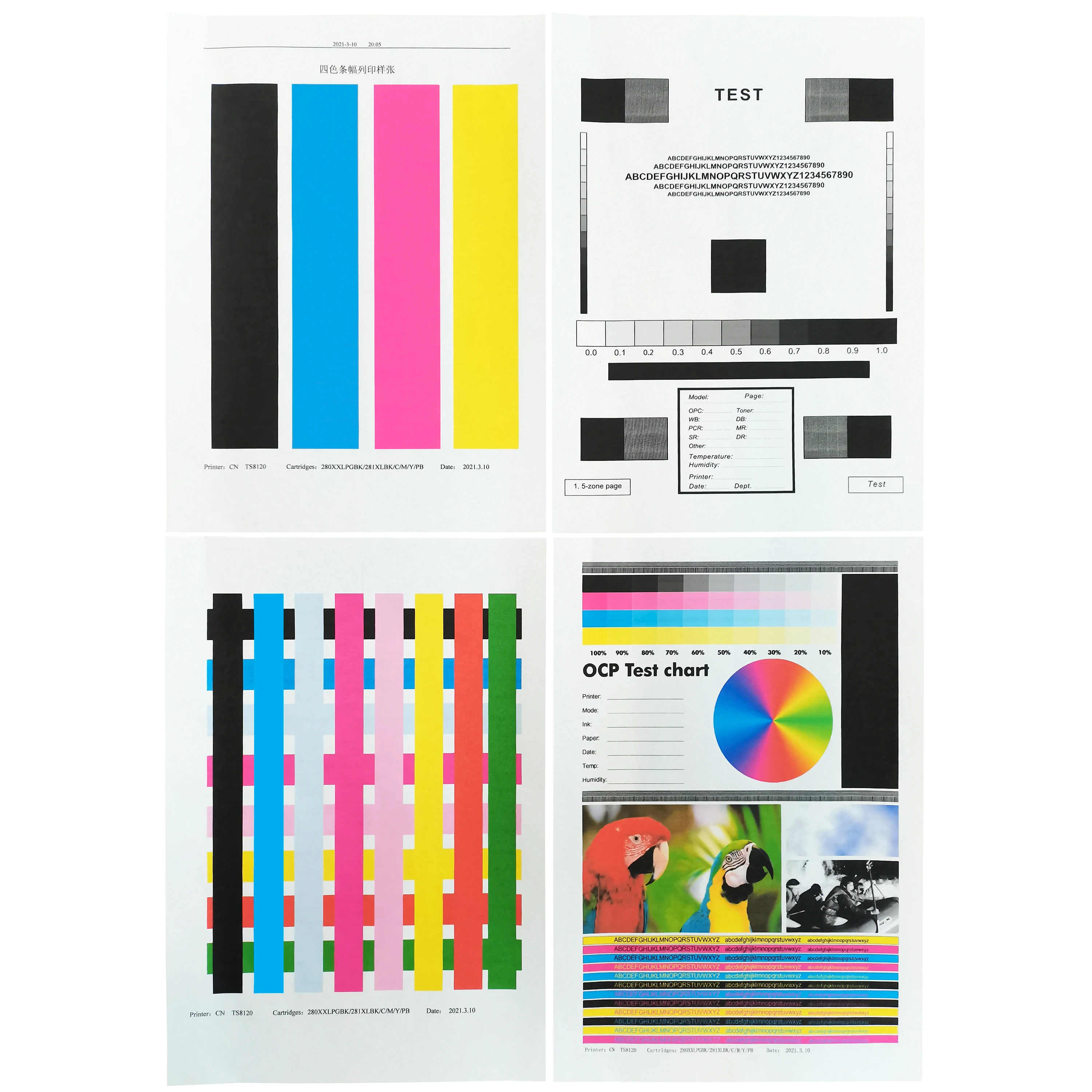 Cartouches d'imprimantes HP 62 XL BK tricolores, accessoires pour tous les  jours, compatibles avec Envy