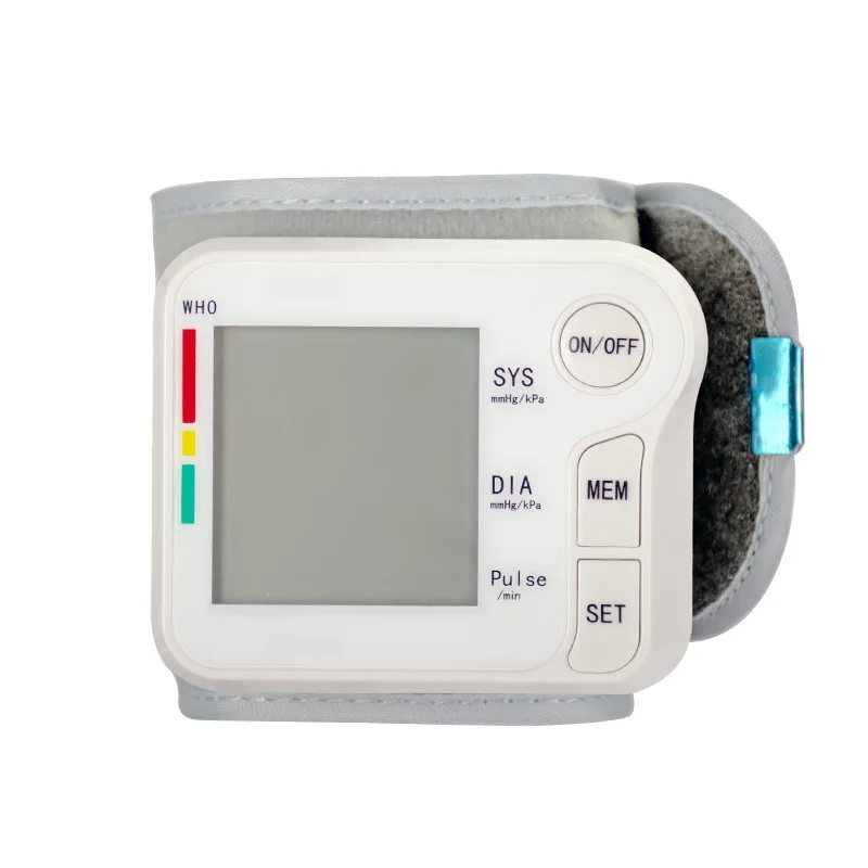 Automatic Wrist Blood Pressure Monitor BP Sphygmomanometer Tensiometro Meter Tonometer For Measuring Arterial Pressure Machine