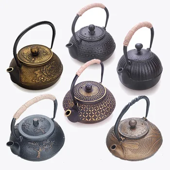 

Japanese tea ceremony cast iron teapot tea set Chinese style tea decoration art work retro water kettle tea pot