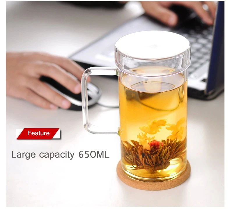 Large-capacity teacups