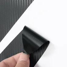 Углеродное волокно стиль двери анти Kick Pad защитные планки для Toyota Camry 18