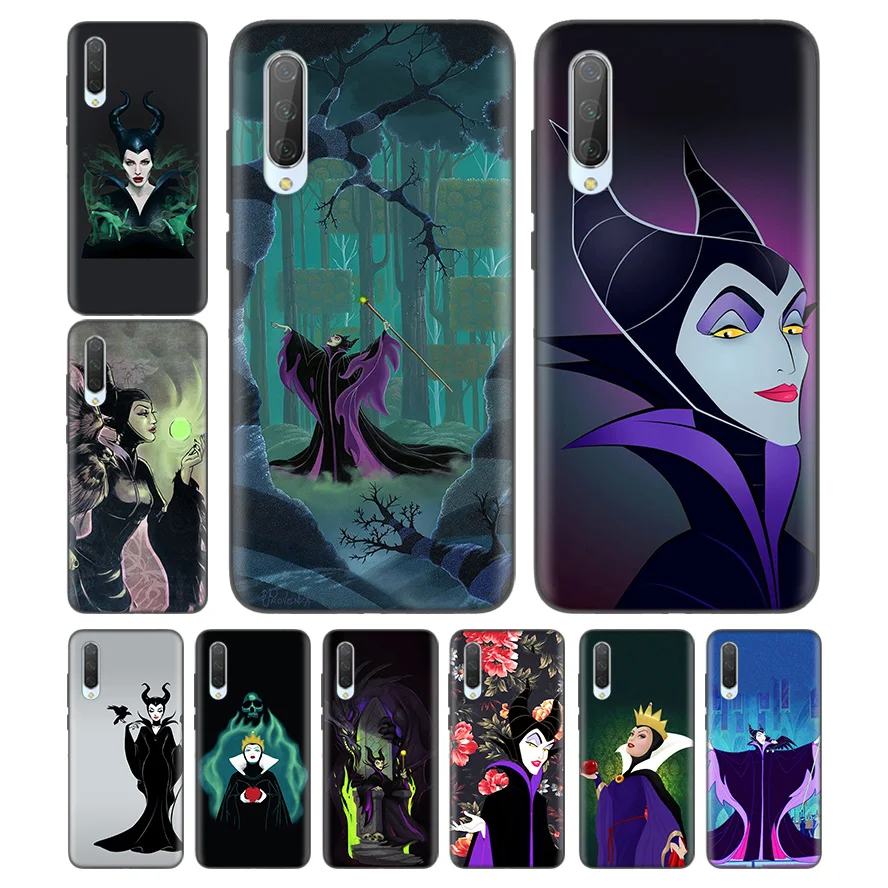 

Silicone Case For Xiaomi Redmi Note 7 7A 7S 6 6A 5 K20 Mi A1 A2 A3 8 9T CC9 CC9E GO Lite Pro F1 Cover The witch maleficent