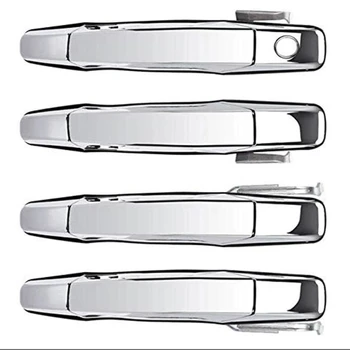 

4 Pack Exterior Door Handle Chrome Door Handle Set for 07-14 Escalade Silverado GM1310163