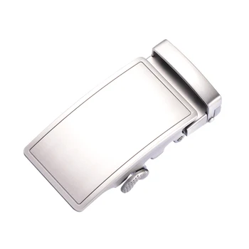 

High Quality Men's Business Fashion Metal Ratchet Automatic Belt Buckle Slide Rectangular Suitable for 3.5 cm Width Belt