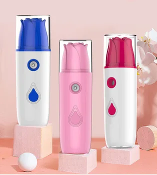 

New Style Hand-Held Cold Spray Water Replenishing Instrument Facial Part Humidifier USB Charging Nanometer Spray Facial Vaporize