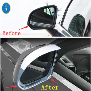 

Yimaautotrims Auto Accessory Rearview Rear View Mirror Rain Eyebrow Protection Kit Cover Trim Fit For VOLVO XC40 2018 2019 2020