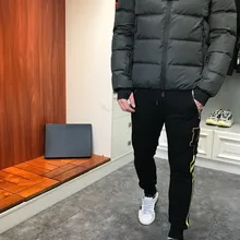 Брендовая мужская пуховая куртка, зимняя куртка, пальто, толстая теплая Модная мужская пуховая парка с капюшоном, высокое качество, мужская белая пуховая куртка, пальто