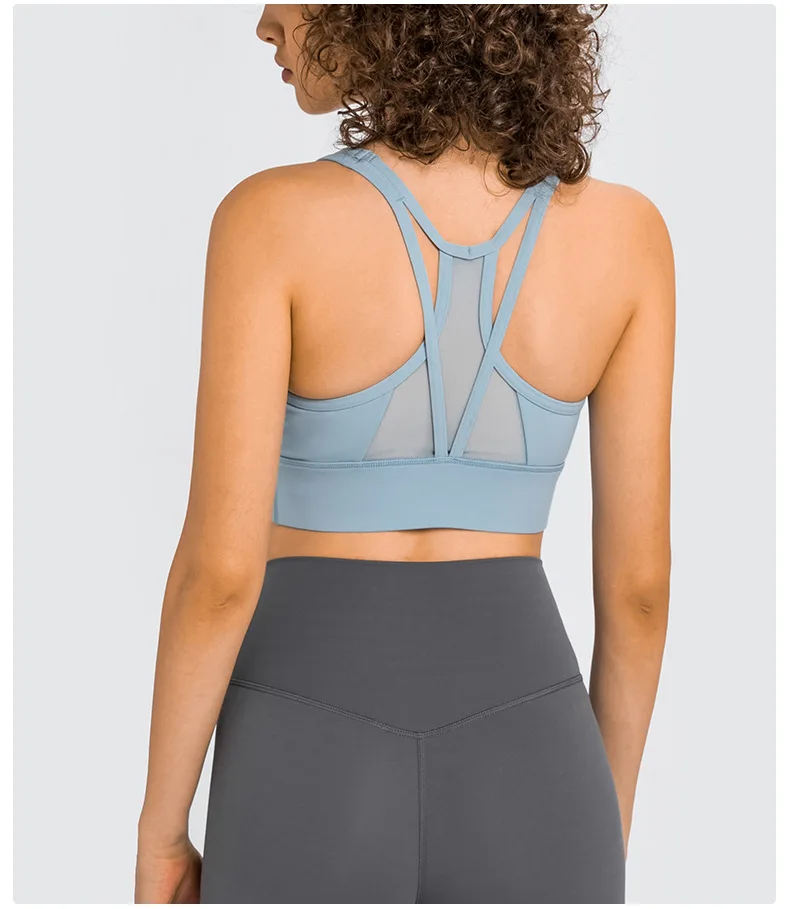 Plain Sports Bra with Sewn in Pads UN Clothing
