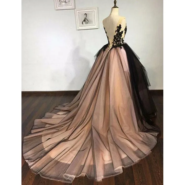 Винтаж микс Цвет с юбкой-пачкой платье для выпускного с аппликациями Кружева Длинные платья для выпускного бала с оборками, сексуальное платье с открытой спиной, вечерние платья, Vestidos Longo