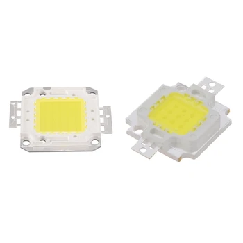 

New 21 Pcs LED Light:1 Pcs High Power 50W LED Chip Bulb Light Lamp DIY White 3800LM 6500K & 20 Pcs 10W LED Pure White High Power