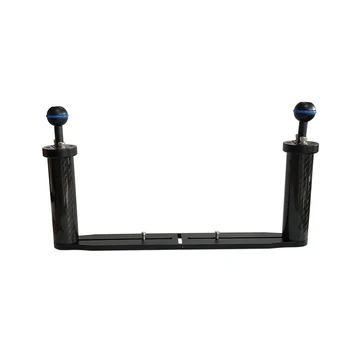 

AAAE Top-Dual Handheld Stabilizer Diving Underwater Camera Housings Tray Diving Dome Port Underwater Grip Camera Holder