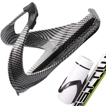 

Bicycle Plastic Kettle Cage MTB Bike Water Bottle Holder Rack Handlebar Carbon Fiber Textured Bottle Bracket