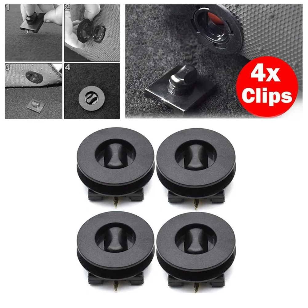 

4pcs Universal Grips Clamps Holders Car Floor Mat Clips Carpet Fixing Retainer Car Floor Mat Fixing Clamps/Fastener Accessories