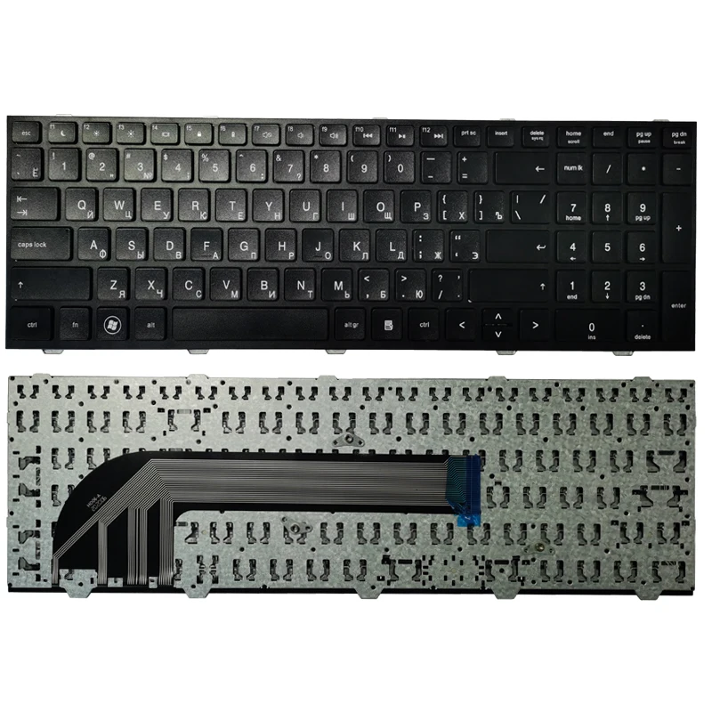 Новая русская клавиатура для ноутбука HP probook 4540 4540S 4545 4545S 4740 4740S RU с серебристой