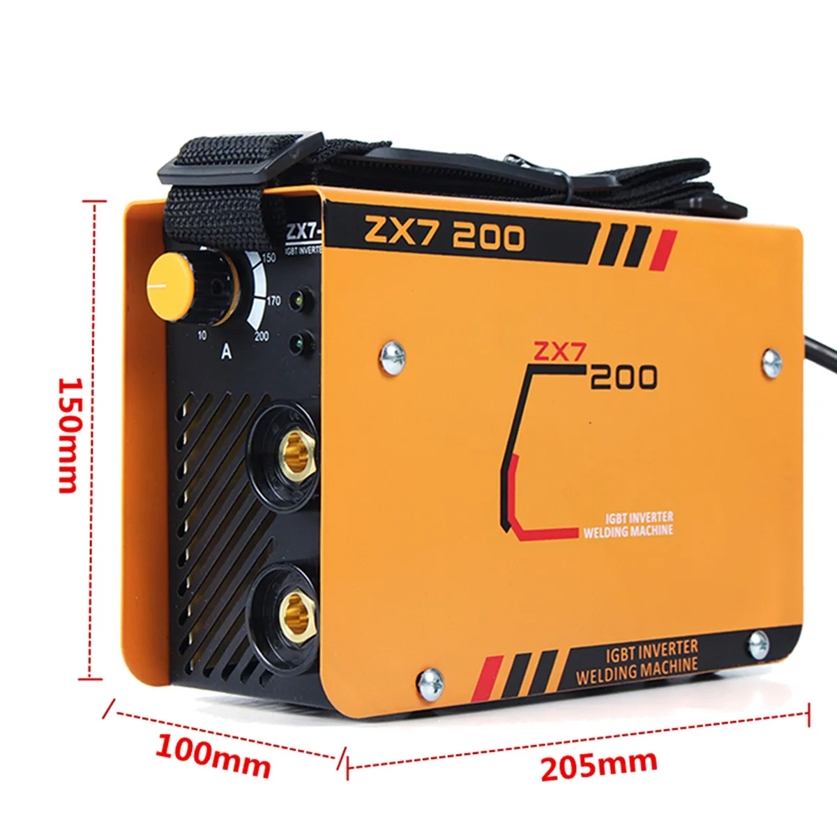 1Set ZX7-200MINI 5.5KW Handheld Mini MMA Electric 220V 10-200A Inverter ARC Welding Machine Tool