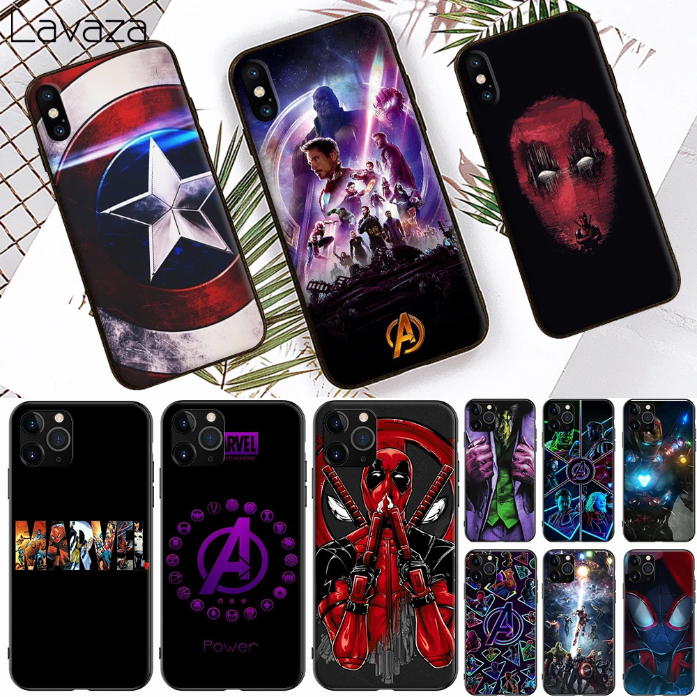 Marvel Мстители Jorker Dead Pool Мягкий силиконовый чехол для Apple iPhone 6 6S 7 8 Plus 5 5S SE X XS 11 Pro