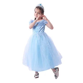 

2019 Girls Summer Dress Kids Cinderella Snow White Cosplay Costume Baby Girl Princess Dress Rapunzel Aurora Belle Dress Vestidos