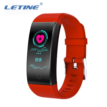

LETINE HD Color Smart Bracelet QW18 IP68 Waterproof Sleep Monitor Mulit-Sports Passometer Bluetooth Smart Watch Fitness Tracker