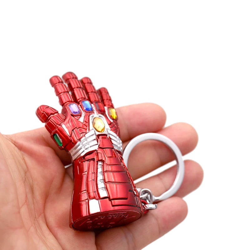 Кепка тайн брелок с героями Marvel кольцо Мстители брелок, Тор Брелок для ключей в форме молотка аниме брелок Железный человек брелок Кепка брелок женский металлический