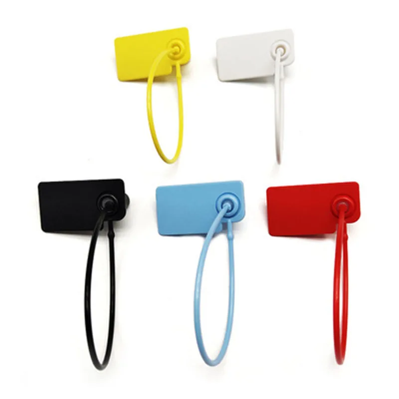 5 цветов бирки PP пластиковые безопасности пронумерованные стяжки безопасные инструменты Замена