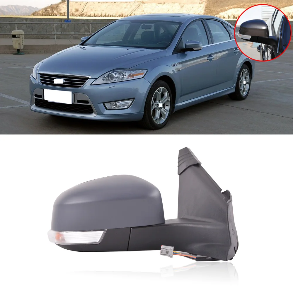 CAPQX 7/9/11 проводов боковое зеркало заднего вида для Ford Mondeo 2007-2012 Внешнее зеркало заднего вида в сборе ручной или электрический