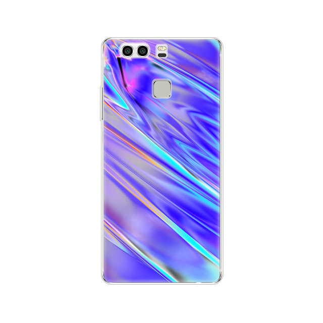 phone case for huawei P9 LITE PLUS 2016 soft tpu silicon back cover 360 full protective printing transparent coque