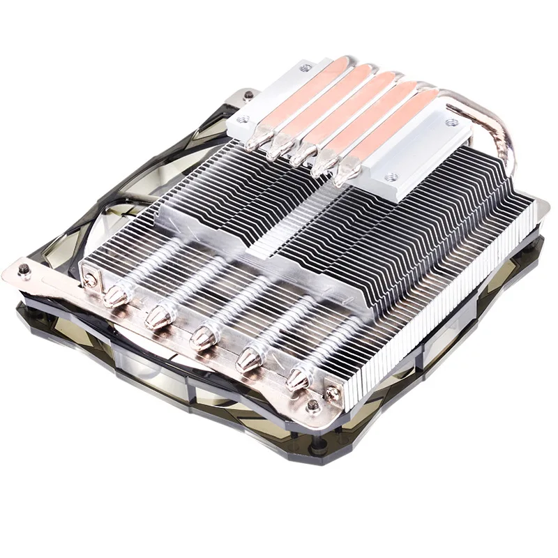 

ID-Cooling Is-50 CPU Radiator Five Heat Pipe 12CM Temperature Control itx htpc Ultra-Thin Fan