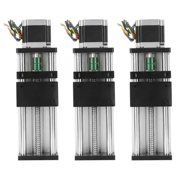 

400mm Effective Travel Guide Rail Sliding Table with Nema23 57 Stepper Motor home Improvement