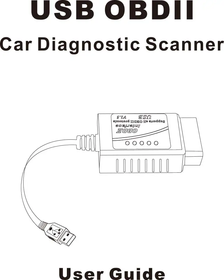 Лучшая цена USB ELM327 V1.5 OBD2 сканер кода ELM327 USB V1.5 Диагностический кабель ELM 327 Поддержка OBD2 протоколы для Windows 7 8 XP