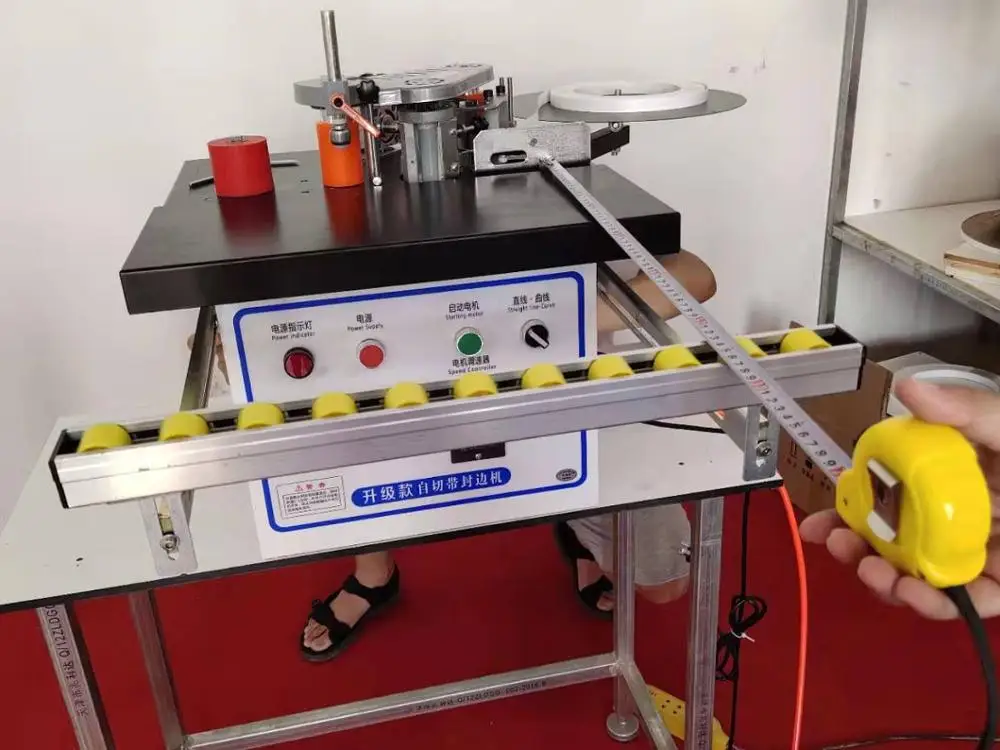 

Edge Banding Machine Mini Pvc Edge Banding Machine With Cut Double-sided Glue Coating Portable Household Small