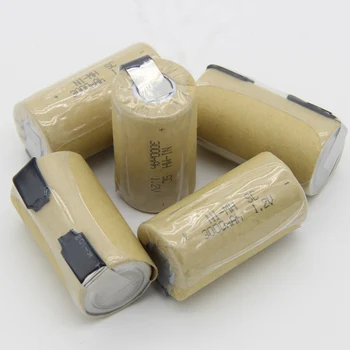 

soldering tape 3000mAh 1.2V akkus SC batteries flat top NIMH akkumulator sub C battery for dewalt for bosch for power tools