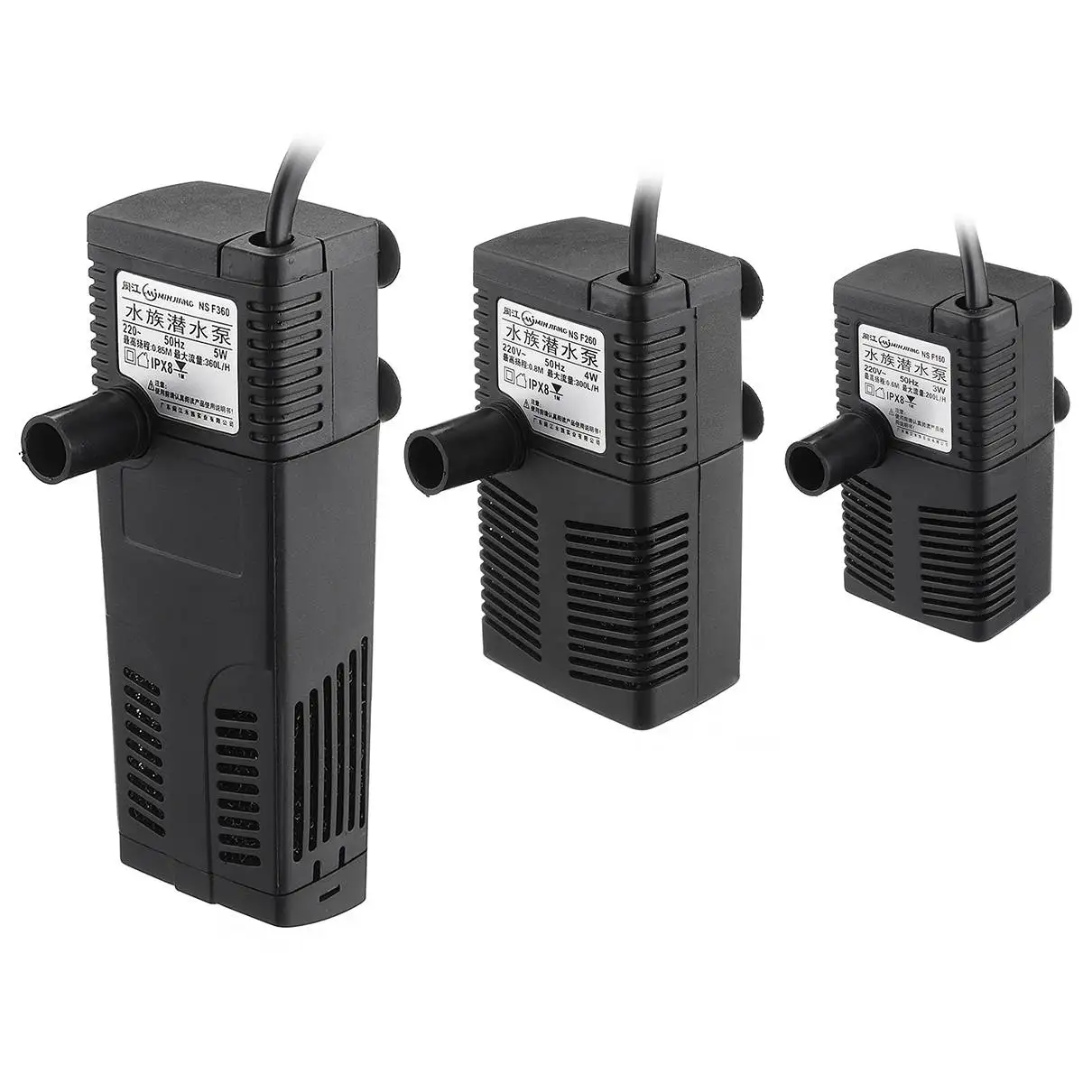 3/4/5W 110-220V многофункциональный водяной насос мини погружной аквариум кондиционер перекачивания воды Особенности насос