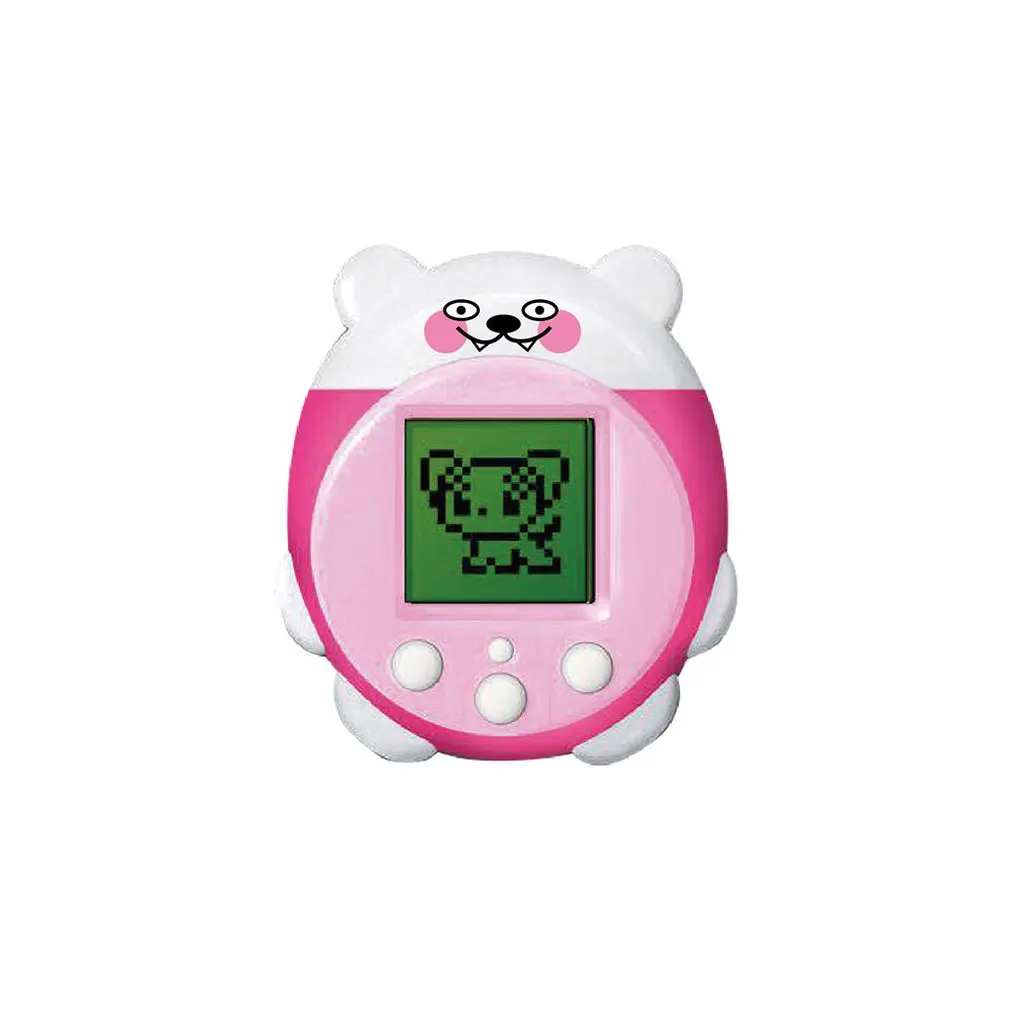 pink dog UK Plug Милая видео игра E-pet игрушка игровой автомат звучащий цветной экран дисплей Портативный виртуальный кибер Pet игровая консоль для детей - Цвет: pink dog UK Plug