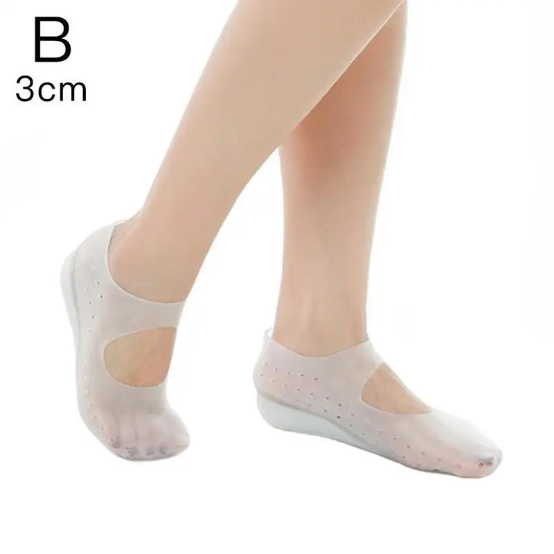 Невидимые подушечки для ног, предотвращающие сухость, Нескользящие половинчатые подушечки, увеличивающие рост, силиконовые бионические невидимые подушечки для ног для женщин и мужчин - Color: E