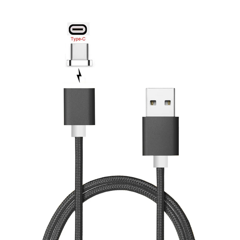 Плетеный Магнитный Кабель зарядного устройства микро-usb для samsung LG G5/V20 huawei P9