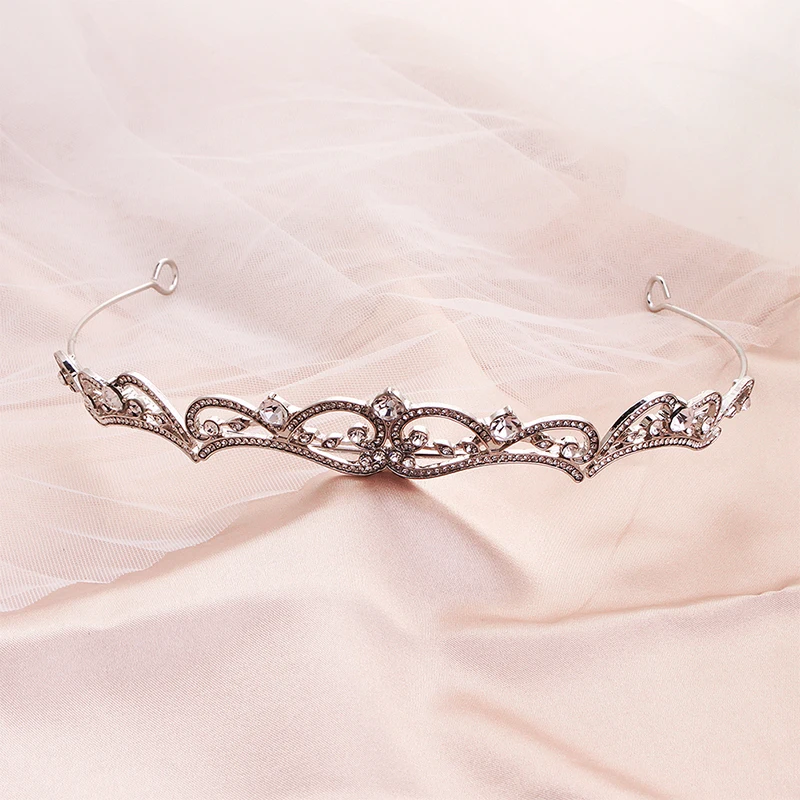 Miallo Baroque Wedding Tiaras and Crowns Bridal Hair Jewelry Headpieces Princess Tiaras Diadem for Women For Jewelry Accessories Hair Accessory Hair Headdress Bridal Headwear Hair Band Crown