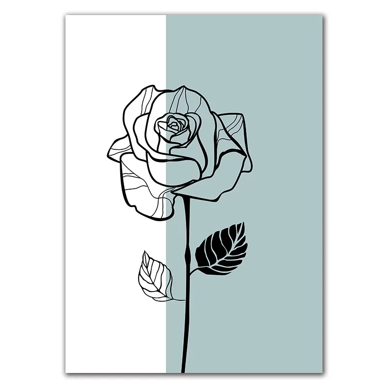 Nordic-Home-Sweet-Home-Quote-Poster-Canvas-Paintings-Rose-Flower-Wall-Art-Paintings-Pictures-for-Living (3)