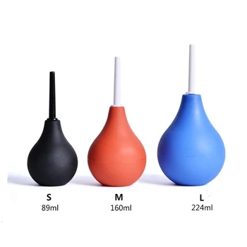 Sex Toys Enema Bulb Syringe Medical Rubber Enema Irrigator Female Vagina Anal Douche Cleaner Male And Gay Enema Anal Cleaning 1