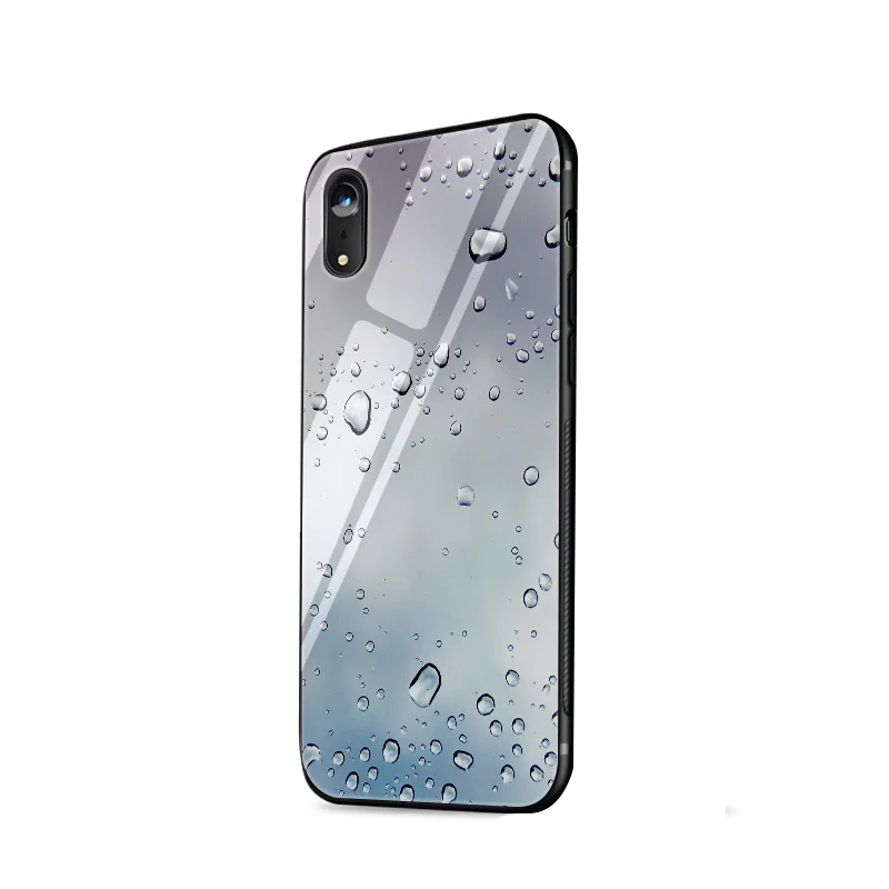 Стеклянный чехол для телефона из ТПУ для iPhone 6, 6s, 7, 8 Plus, X, XR, XS, Max, 5, 5S, SE - Цвет: G2
